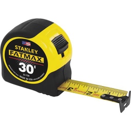 [33-730] ****Stanley FatMax 30 Ft. Classic Tape Measure with 11 Ft. Standout