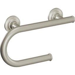 [LR2352DBN] Moen Grab Bar with Toilet Paper Holder 8 In., Brushed Nickel