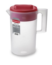 [2122590  / 1777155] Rubbermaid Simply Pour Plastic Pitcher with Multi-Function Lid 1 Gal