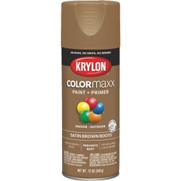 [K05559007] ****Krylon ColorMaxx 12 Oz. Satin Spray Paint, Brown Boots