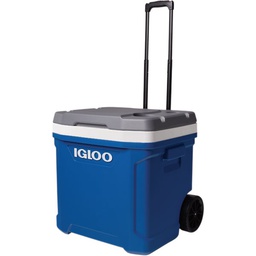 [34664  / 34468 / 9771411] Igloo Latitude 2-Wheeled Cooler 60 Qt., Indigo Blue &amp; Meteorite
