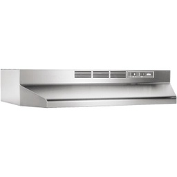 [413604] Broan-Nutone 41000 Series 36 In. Non-Ducted Stainless Steel Range Hood