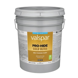 [028.0061000.008 / 0000Z8189-20] ****Valspar / Pratt &amp; Lambert Pro-Hide Gold Ultra Zero VOC Latex Flat Interior Wall Paint, Super-One Coat White, 5 Gal.