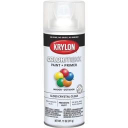 [K05515007] Krylon ColorMaxx 11 Oz. Gloss Paint + Primer Spray Paint, Crystal Clear
