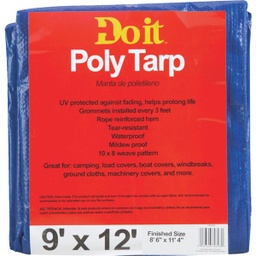 [700533] Do it Blue Woven 9 Ft. x 12 Ft. Medium Duty Poly Tarp