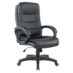 [ZCH-4003-BK MEOC10639] Mobel Manager's Ergonomic Office Chair, Black (Weight Limit 220lb)