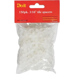 [308528] ****Do it Hard Tile Spacers 150-Pack 3/16 In White