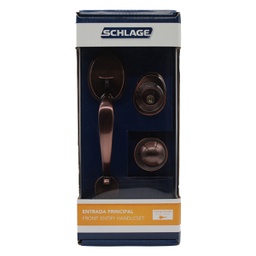 [360MIA11] **** Schlage Entry Handleset Mino x Atlas Single Cylinder Deadbolt 011 7707007709693