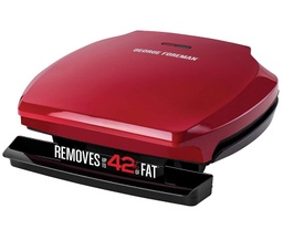 [GR350FR-LA] George Foreman Grill 2 in 1 Red