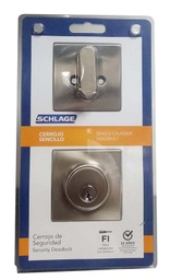 [B360QCM30] Schlage Single Cylinder Deadbolt 7707007712594