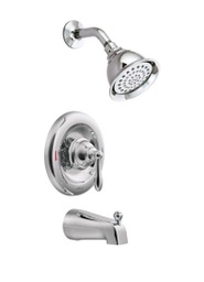 [82496EP] Moen Caldwell Chrome Posi-Temp Bath/Shower Set