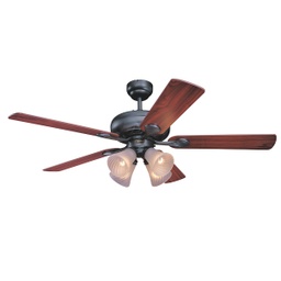 [78567] Westinghouse Swirl Ceiling Fan 52 In. Rustic Bronze (C.F.M - 5098)
