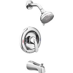 [82603] Moen Adler Chrome Single-Handle Bath/Shower Set