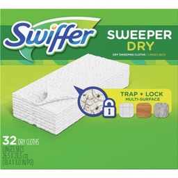 [037000318224  /  21457  /  80334790  /  9964693] Swiffer Sweeper Dry Cloth Mop Refill (32-Count)