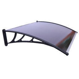 [D1258H-P / D1250H-P BROWN / GS02 / 1250H-P-Brn/Blk] Royal Homes Awning (125x80cm) 49 x 32 In. Brown