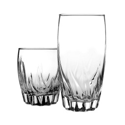 [84807L20 / 84807AHG17] Anchor Hocking Central Park Mixed Beverage Set (16-Piece)