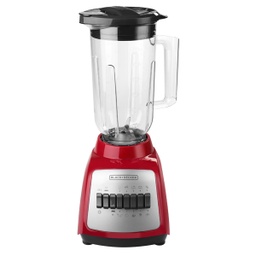 [BLBD210PR] ****Black &amp; Decker Blender 10 Speed Plastic Jar, Red