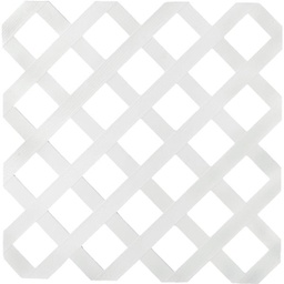 [208472] Deckorators Vinyl Lattice Panel 4 Ft. W x 8 Ft. L x 1/8 In. Thick, White