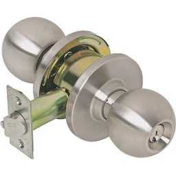 [CL100006] ****Tell Stainless Steel Storeroom Door Knob Lockset