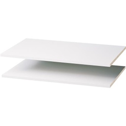 [RS1436] ****Easy Track Closet Shelf 3 Ft x 14 In. Laminated White 2-Pack