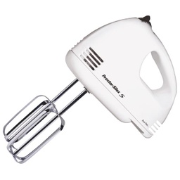 [62515G  / 62515PS] ^Proctor-Silex Hand Mixer 5-Speed, White