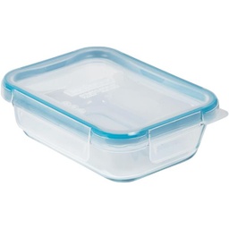 [1109307] Snapware Total Solution Glass Storage Container 2-Cup Rectangle with Four Tab Locking Lid