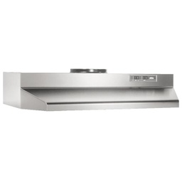 [F403604] ****Broan-Nutone F Series 36 In. Convertible Stainless Steel Range Hood