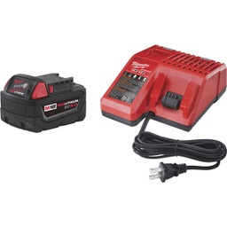 [48-59-1850] ****Milwaukee M18 REDLITHIUM XC 18 Volt Lithium-Ion 5.0 Ah Extended Capacity Tool Battery/Charger Starter Kit