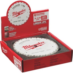 [48-41-0720] ****Milwaukee 7-1/4 In. 24-Tooth Framing Circular Saw Blade