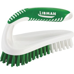 [57] ^Libman Polymer Contoured Grip Scrub Brush 7 In., Green &amp; White