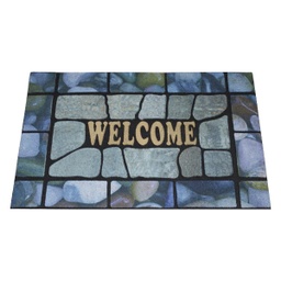 [8801-01 CHR12240] Classy Homes Welcome Front Door Mat 40x60cm