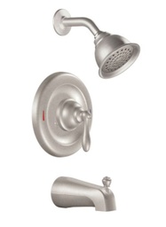 [82496EPSRN] Moen Caldwell Spot Resist Brushed Nickel Posi-Temp® Tub/Shower