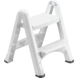 [FG420903WHT] ****Rubbermaid 2-Step Folding Step Stool White