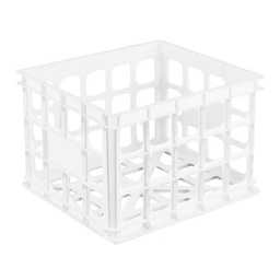 [16940806  / 16928006] ****Sterilite Storage Crate 13.75 x 10.5 x 15.25 In, White