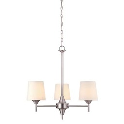 [62255] Westinghouse Parker Mews 3-Light Brushed Nickel.
