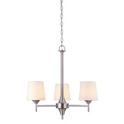 [62255] Westinghouse Parker Mews 3-Light Brushed Nickel.