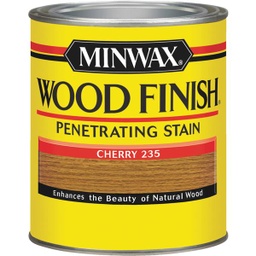 [70009444] Minwax Wood Finish Penetrating Stain, Cherry, 1 Qt.