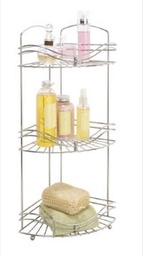 [24230-SAT] Bath Bliss 3-Tier Corner Bath Shelf Organizer