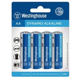[LR6BP4] Westinghouse Alkaline AA Battery 4 PK