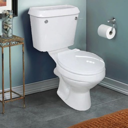 [841 White] Twyford Toilet White P-Trap