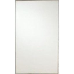 [105 / 9143181] Zenith Single Mirror Surface/Recess Mount Medicine Cabinet 13.5 In. W x 23.5 In. H x 3.5 In. D Stainless Steel