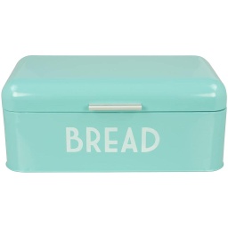 [BB44456] ****Home Basics Metal Bread Box, Turquoise