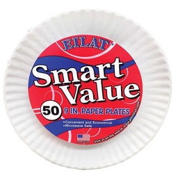 [950P] ****Eilat 50 Ct 9 In White Paper Plates.