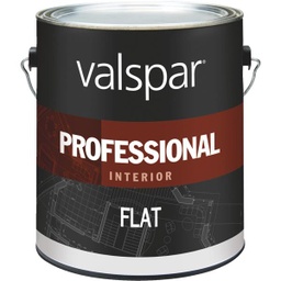 [045.0011600.007 ] ****Valspar Professional Latex Flat Interior Wall Paint, High Hide White, 1 Gal.