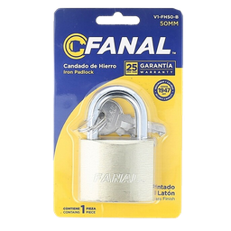 [V1-FH50-B] ****Fanal Padlock 50mm Clamshell