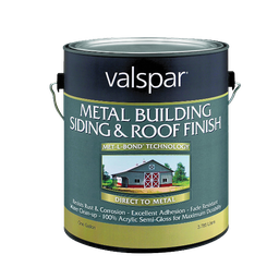 [027.0004262.007] ****Valspar Metal Building Paint, Semi-Gloss, Classic Red, 1 Gal