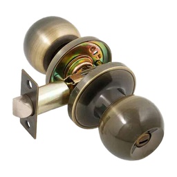 [90450-004] ****Fanal Bolton Entry Knob Antique Brass