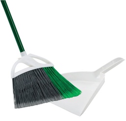 [248] ****Libman Steel Handle Large Precision Angle Broom 13 In. W. x 54 In. L. with Dustpan