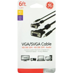 [33766] GE 6 Ft. Audio &amp; Video Cable