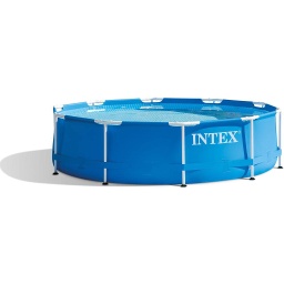 [28201] Intex Metal Frame Pool with Filter Pump 10Ft x 30in